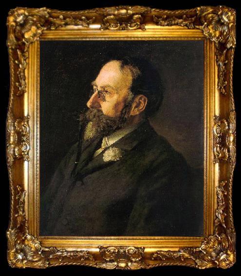 framed  Thomas Eakins Portrait of William Merritt Chase, ta009-2